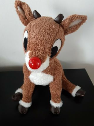 Hallmark Rudolph The Red Nosed Reindeer Plush Stuffed Animal Singing Light Up