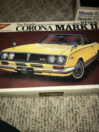 Rare Toyota Corona 1/20 Model Kit Started