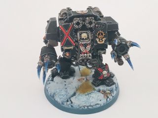 Warhammer 40k Blood Angel Space Marine Death Company Dreadnought Painted