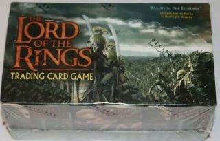 Lord Of The Rings Realm Of The Elf Lords Starter Deck Display Box Rare 3