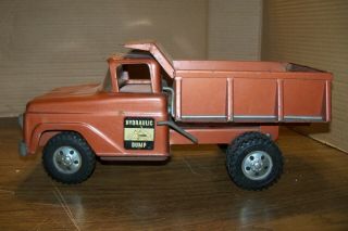 Tonka Hydraulic Dump Truck Bronze Pressed Steel Toy Truck Vehicle