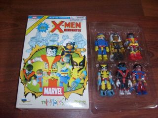 X Men Giant Size Wolverine Nightcrawler Storm Cyclops Thunderbird Minimates Fig