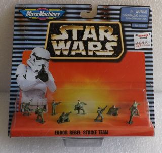 Moc 1997 Galoob Star Wars Micro Machines Endor Rebel Strike Team 66080