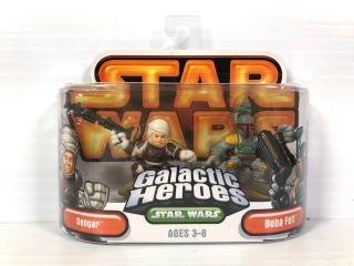 Boba Fett & Dengar Galactic Heroes Star Wars 2006 Hasbro