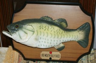 1999 Funny Big Mouth Billy Bass Animated Singing Fish By Gammy