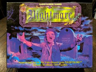 Nightmare Ii 2 Video Board Game - Baron Samedi Zombie (vhs Tape) Vcr