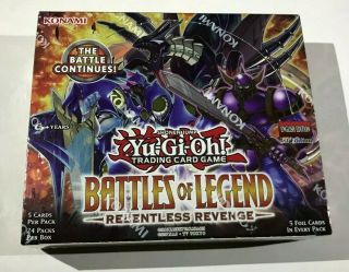 [yugioh] Battles Of Legend: Relentless Revenge Booster Box - 1st Edition English