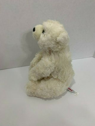Aurora World Polar Bear Plush Realistic white cream teddy stuffed animal sitting 2