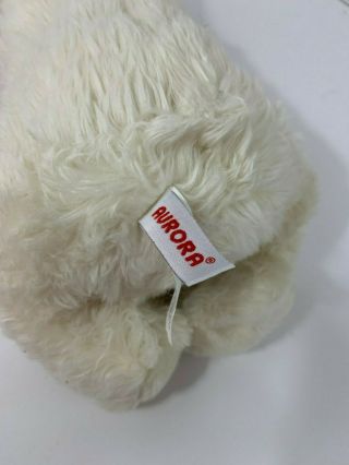 Aurora World Polar Bear Plush Realistic white cream teddy stuffed animal sitting 3