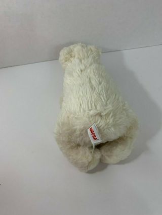 Aurora World Polar Bear Plush Realistic white cream teddy stuffed animal sitting 4