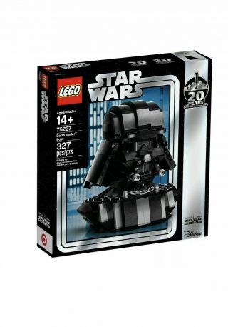 Lego Star Wars Darth Vader Bust 75227 20th Anniversary Target Exclusive Rare