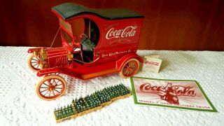 Franklin Die Cast 1/16 Scale 1913 Ford Model T Delivery Truck Coca Cola