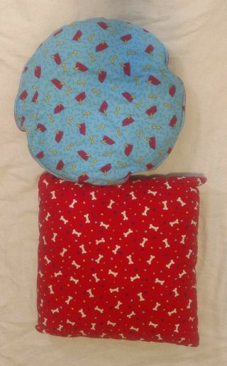 Clifford the Big Red Dog Design 2 pillows children ' s decor red blue 3