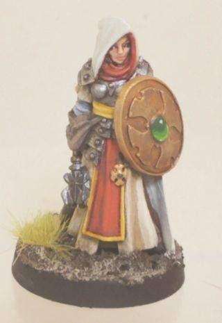 Reaper D&d Pathfinder Painted 28mm Fantasy Female Cleric Armored Healer