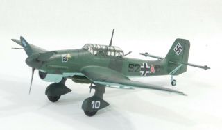 1/72 Italeri Junkers Ju 87 B - 2 - Very Good Built & Painted