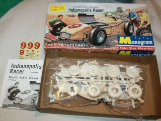 Monogram 1/25 Indianapolis Racer Model Kit - Open Box (inside) P12