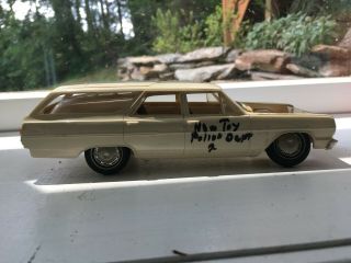 Amt 1964 Chevy Chevelle Malibu Station Wagon Model Kit Vintage Screw Body Built