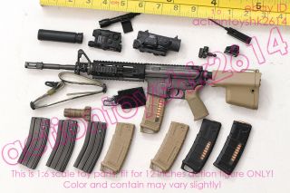 1/6 Damtoys 78063 Dea Srt (special Response Team) Agent - M4 Carbine Set