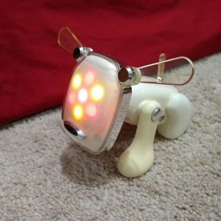 Hasbro/sega Robot Dog/puppy - Ivory Light Up/interactive Virtual Toy Pet - 2005