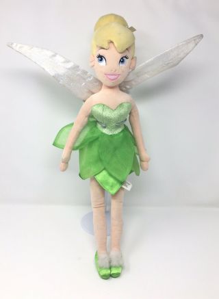 Disney Store Fairy Tinkerbell Plush Doll 21 "