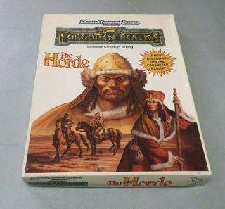 1990 Ad&d Advanced Dungeons Dragons Forgotten Realms The Horde Campaign Set 1055