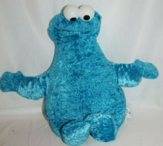 Sesame Street Cookie Monster Blue Nanco 2006 Plush Stuffed Doll Toy 18.  5 " Tall