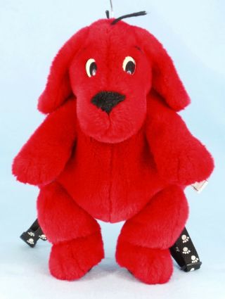 Clifford The Big Red Dog 16 " Plush Backpack Travel Bag Soft Toy Scholastic Exc