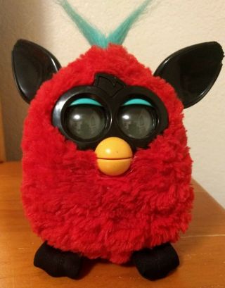 Furby Boom Interactive Doll Hasbro 2012 Electronic Eyes A3150 Red And Black