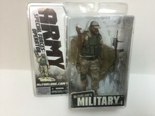 Mcfarlane’s Military Series 4 Army Special Forces Operator African Amer.