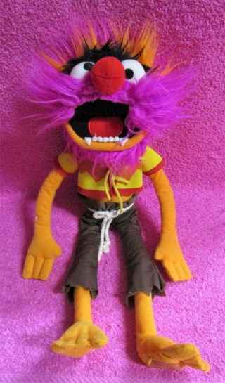 Disney Store The Muppets Animal Drummer Plush Doll 18 "