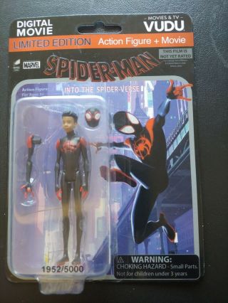 Spider - Man: Into The Spider - Verse Limited Edition Figure Vudu Walmart 1952/5000