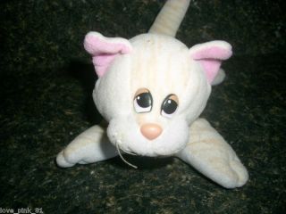 8 " Vintage Tonka Pound Puppy Pur - R - Ies Newborn Cat Kitty Stuffed Animal Plush