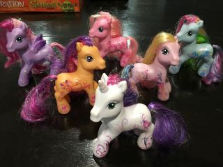 Set Six My Little Pony Ponies All 25th Anniversary Special Editions