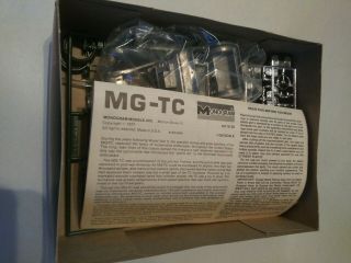 Vtg Monogram 1/24 Scale Die - Cast Metal and Plastic MG - TC Kit 6102,  1977 3