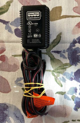 Fisher Price Power Wheels 00801 - 1781 Battery Charger.  6 Volt 6v.  Ride - On.  Vg Nr