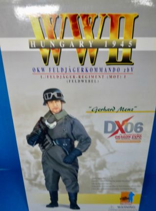 Dragon Expo1/6th/12 " Ww2 German Hungary 1945 Military Police 2006 70490 Mib Oop