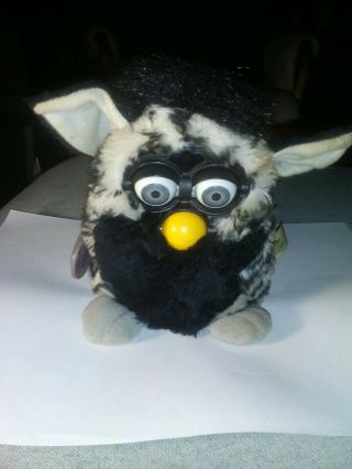Furby Black And White Spotted 1999 No Box