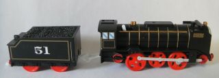 Thomas Trackmaster Hiro Motorized Train Engine & Coal Tender Mattel 2009