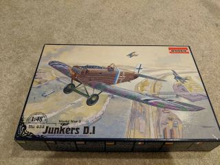 Roden Junkers D.  1 - Plastic Model Airplane Kit - 1/48 Scale - Rd0434