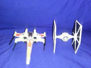 Vintage 1978 Kenner Star Wars X - Wing And Tie Fighter No.  38580 Without Canopy