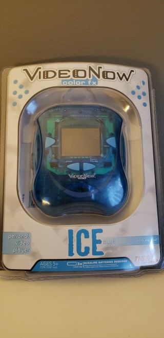 Videonow Color Fx Ice Blue Personal Video Now Player Tiger Electronics