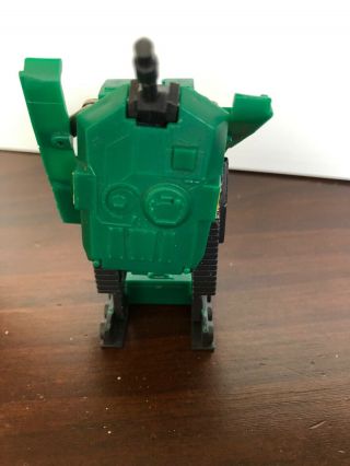 Vintage 80s Challenge of the Gobots; Green tank: treads 3