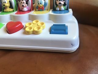 Disney POPPIN PALS Pop Up CHILD GUIDANCE Baby Toy Mattel Vintage MICKEY MOUSE 2