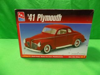 Amt 6184 1941 Plymouth Coupe 1/25 Model Car Mountain Comp Has Been Started
