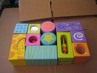 Sound Blocks Wooden Sensory Sound Blocks Toys For Babies / Kids 12pc