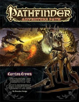 Paizo Pathfinder 48 " Carrion Crown 6 - Shadows Of Gallowspire " Sc Ex