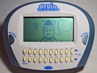 Brain Games 17038 Radica 2006 Cross Train Your Brain Handheld Electronic Game