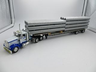 1/64 Dcp (die Cast Promotions) Kenworth Pacific Corrugated Pipe Co.  With Load