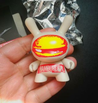 Kidrobot Andy Warhol Dunny Series 2 Hamburger Case Exclusive Rare