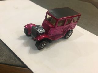 Hot Wheels Red Line Creamy Pink Classic Ford Woody